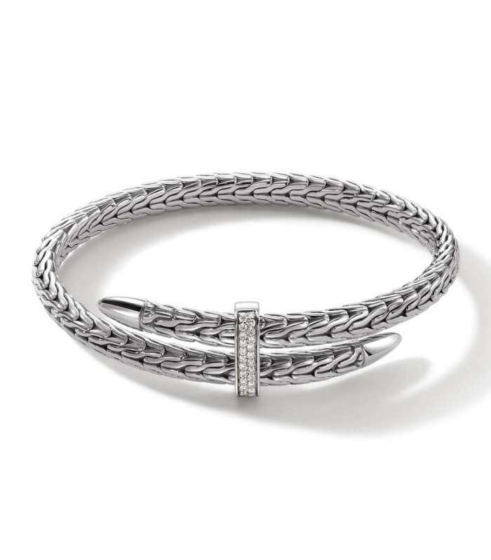 Spear Flex Cuff, Sterling Silver